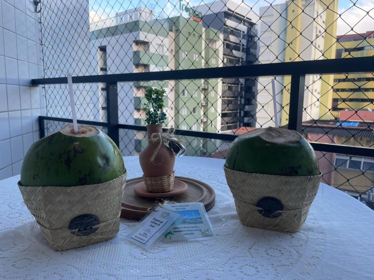 Praia De Ponta Verde Com Lavadora, Wi-Fi, Garagem - Quarto Andar Maceió Екстериор снимка